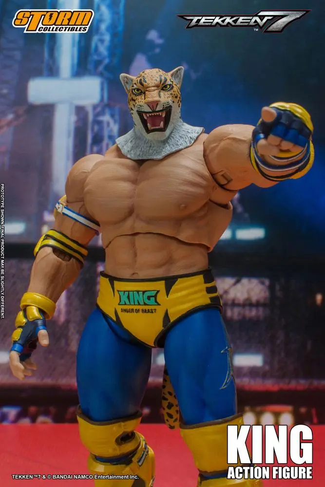 Tekken 7 Action Figure 1/12 King 18 cm termékfotó