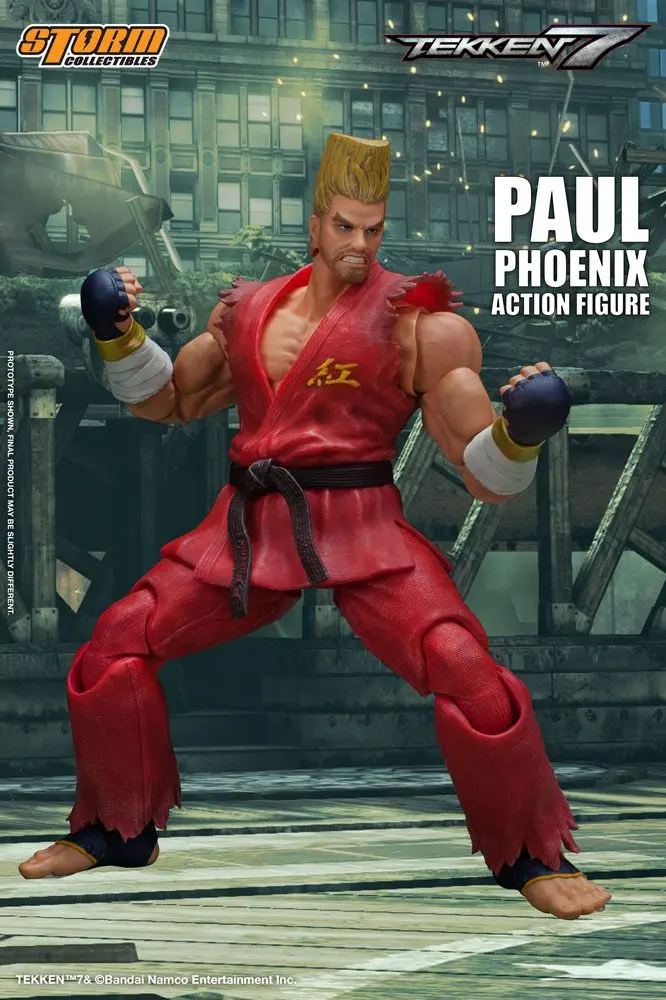 Tekken 7 Action Figure 1/12 Paul Phoenix 18 cm product photo
