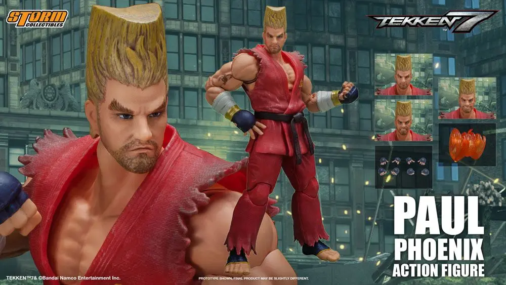 Tekken 7 Action Figure 1/12 Paul Phoenix 18 cm product photo