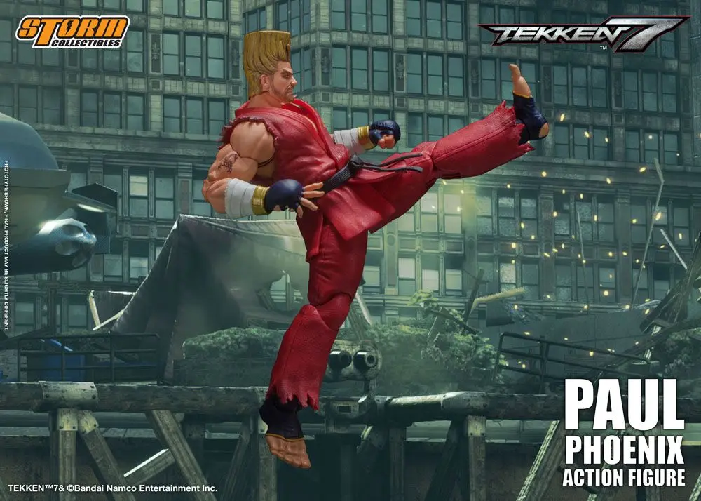 Tekken 7 Action Figure 1/12 Paul Phoenix 18 cm product photo