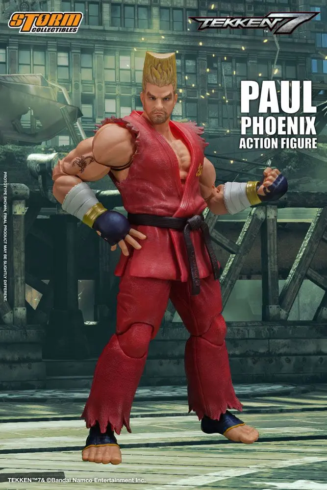 Tekken 7 Action Figure 1/12 Paul Phoenix 18 cm product photo