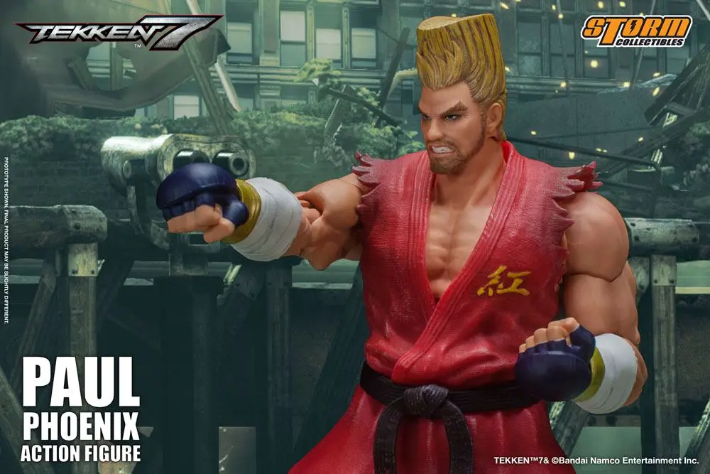 Tekken 7 Action Figure 1/12 Paul Phoenix 18 cm product photo