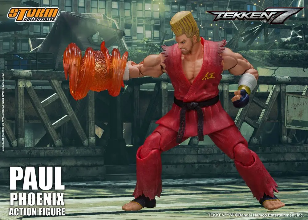Tekken 7 Action Figure 1/12 Paul Phoenix 18 cm product photo