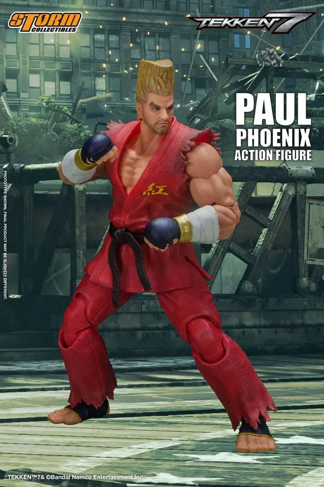 Tekken 7 Action Figure 1/12 Paul Phoenix 18 cm product photo