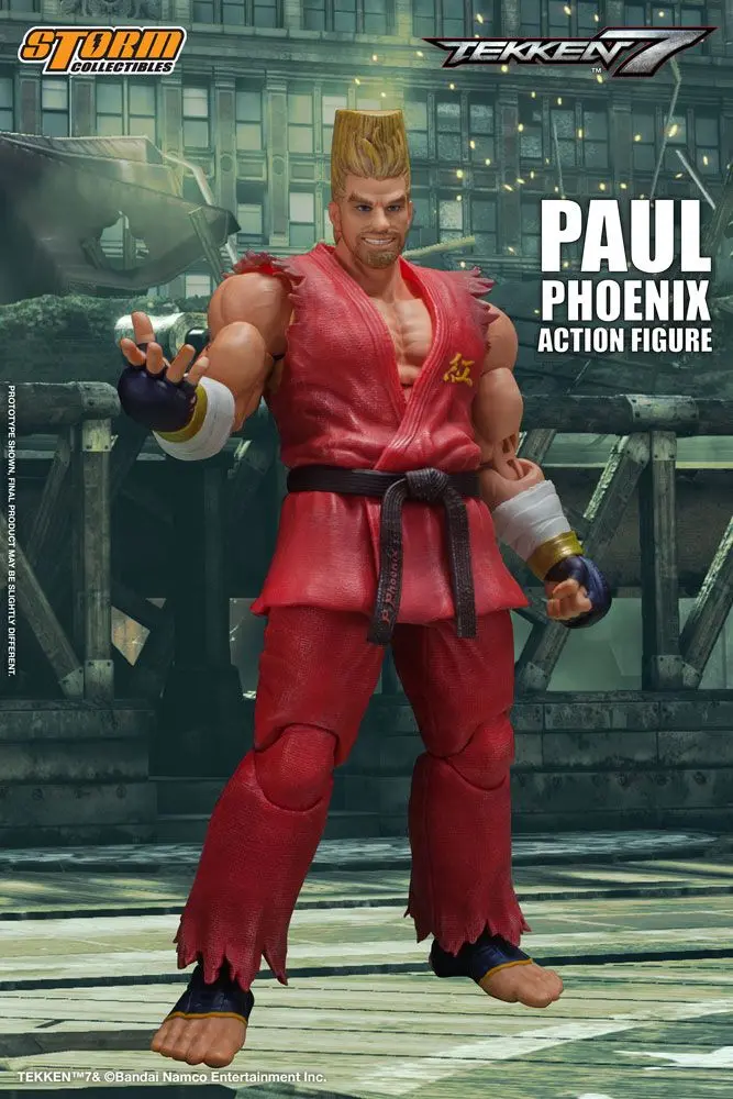 Tekken 7 Action Figure 1/12 Paul Phoenix 18 cm product photo