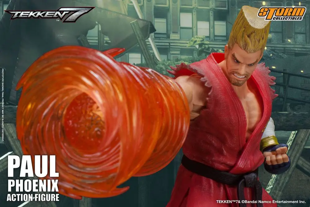 Tekken 7 Action Figure 1/12 Paul Phoenix 18 cm product photo