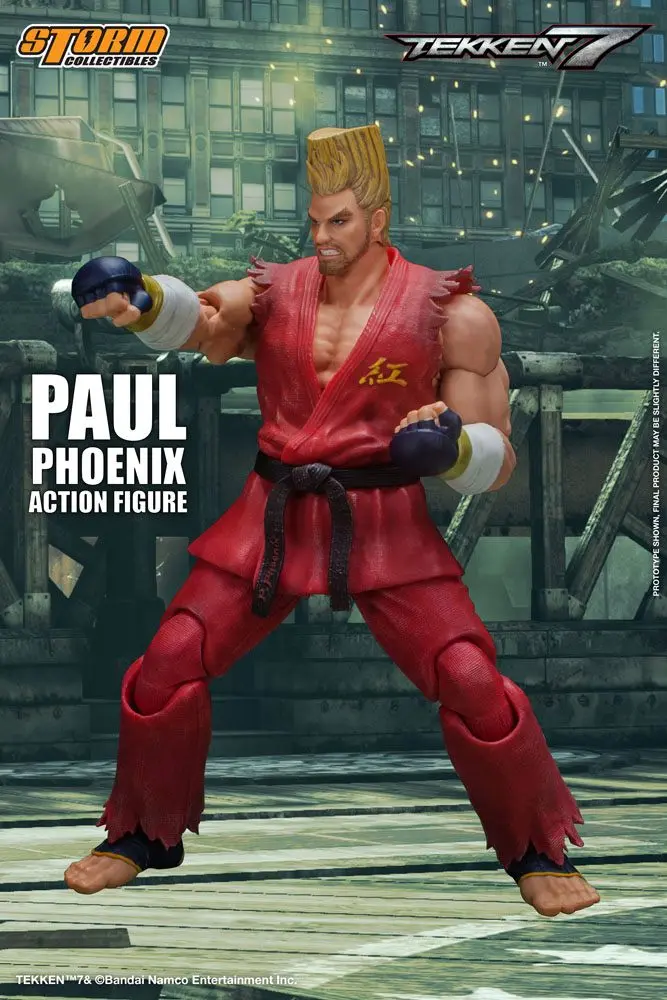 Tekken 7 Action Figure 1/12 Paul Phoenix 18 cm product photo
