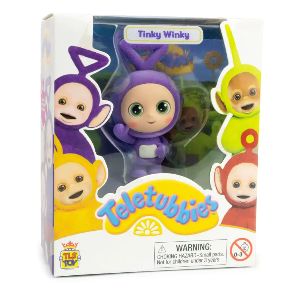 Teletubbies Cheebee Mini figure Tinky Winky Flocked 6 cm product photo