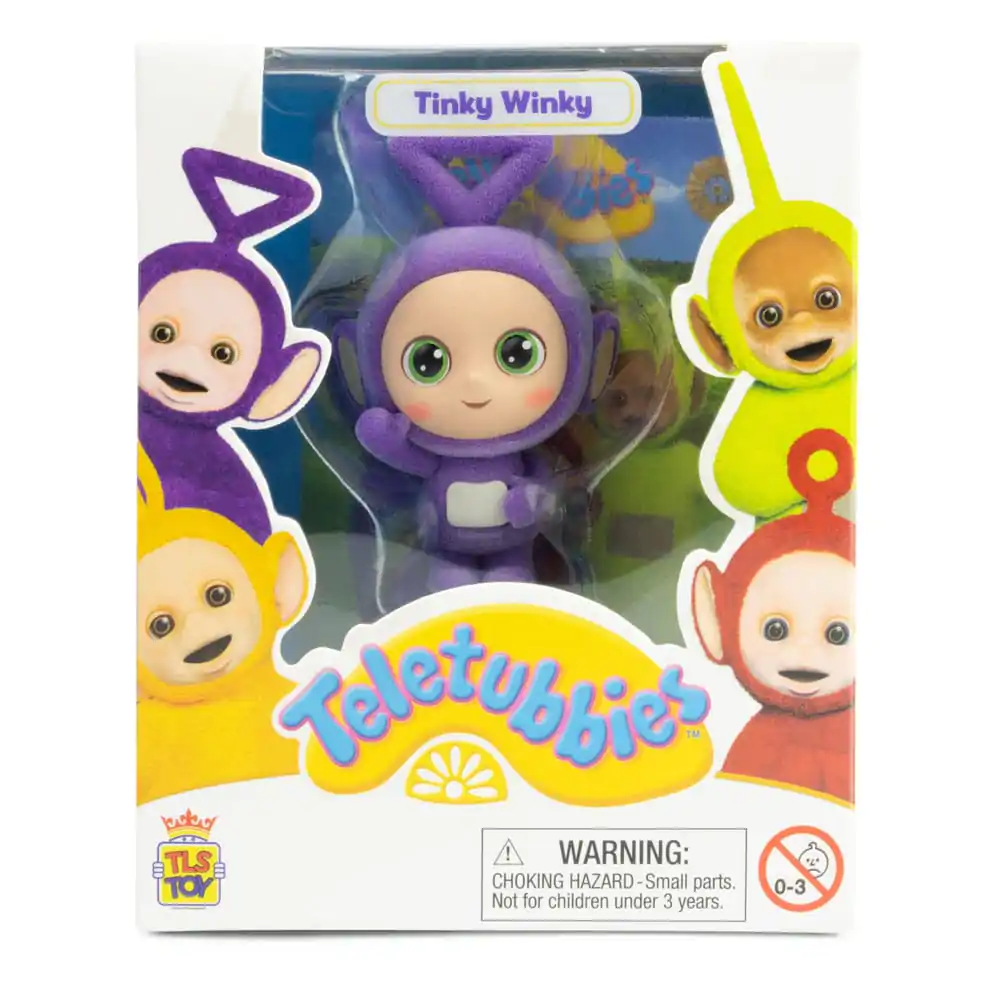 Teletubbies Cheebee Mini figure Tinky Winky Flocked 6 cm product photo