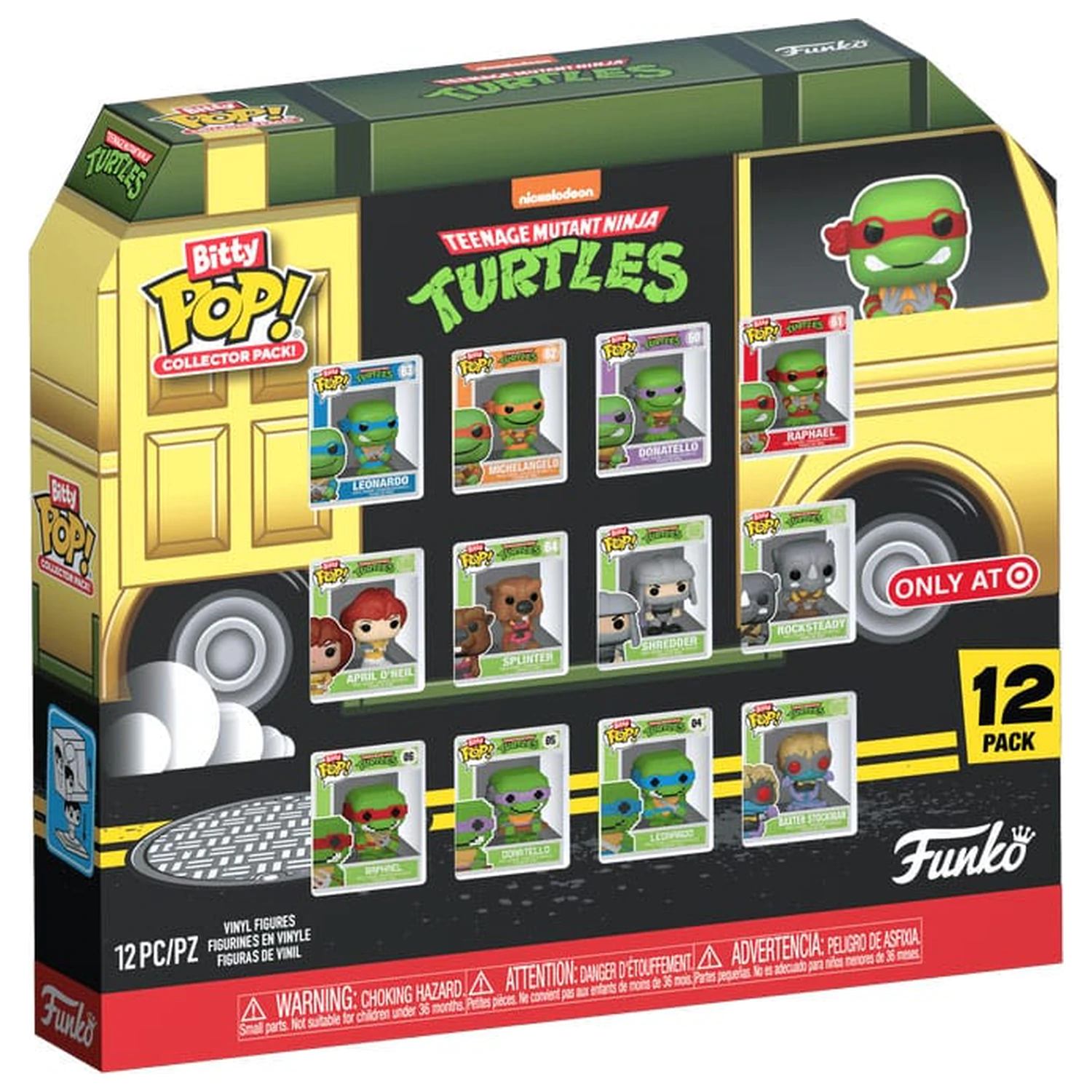 Tenage Mutant Ninja Turtles Bitty Funko POP! Vinyl Figure 12-Pack 2,5 cm product photo