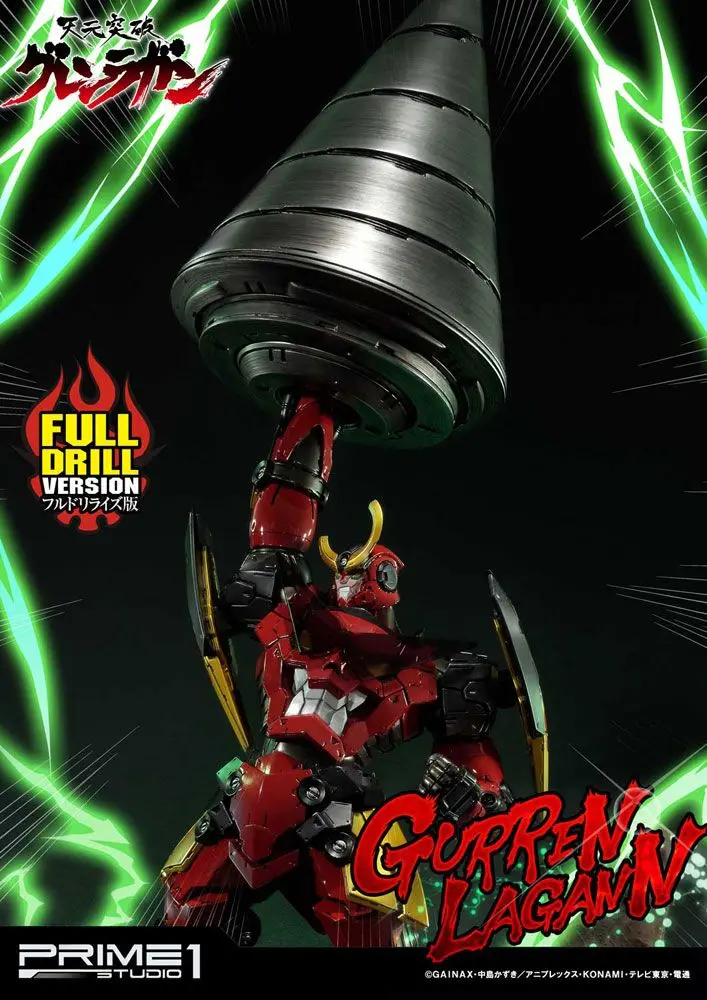 Tengen Toppa Gurren Lagann Statue Gurren Lagann Full Drill Version 102 cm product photo