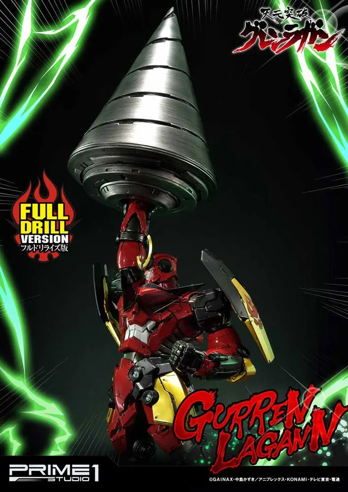 Tengen Toppa Gurren Lagann Statue Gurren Lagann Full Drill Version 102 cm product photo