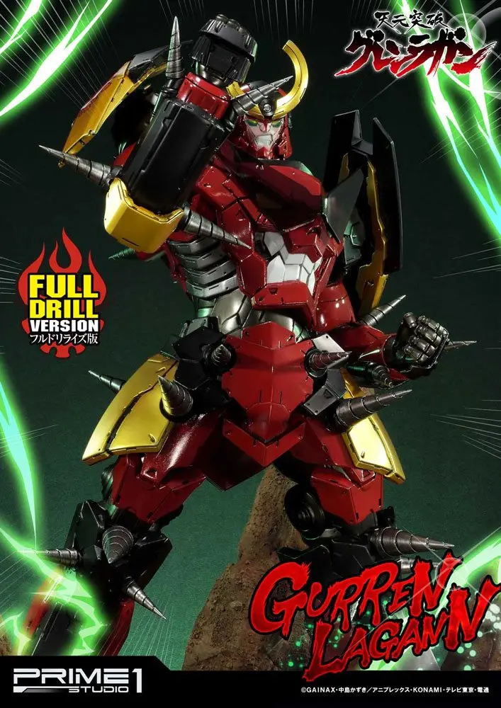 Tengen Toppa Gurren Lagann Statue Gurren Lagann Full Drill Version 102 cm product photo