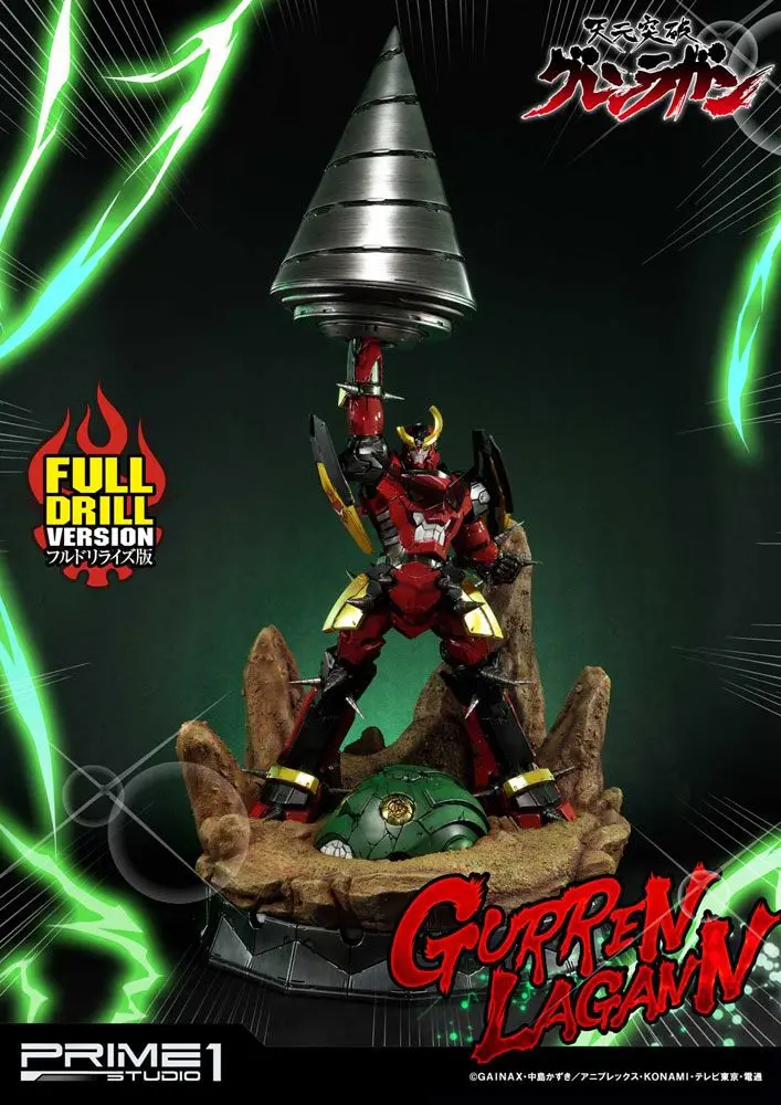 Tengen Toppa Gurren Lagann Statue Gurren Lagann Full Drill Version 102 cm product photo