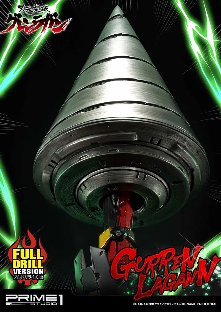 Tengen Toppa Gurren Lagann Statue Gurren Lagann Full Drill Version 102 cm product photo