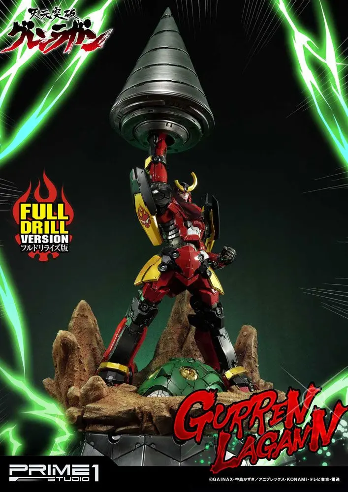 Tengen Toppa Gurren Lagann Statue Gurren Lagann Full Drill Version 102 cm product photo