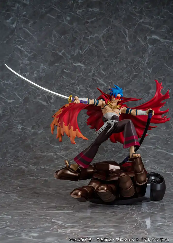Tengen Toppa Gurren Lagann PVC Statue Kamina &amp; Gurren 27 cm product photo
