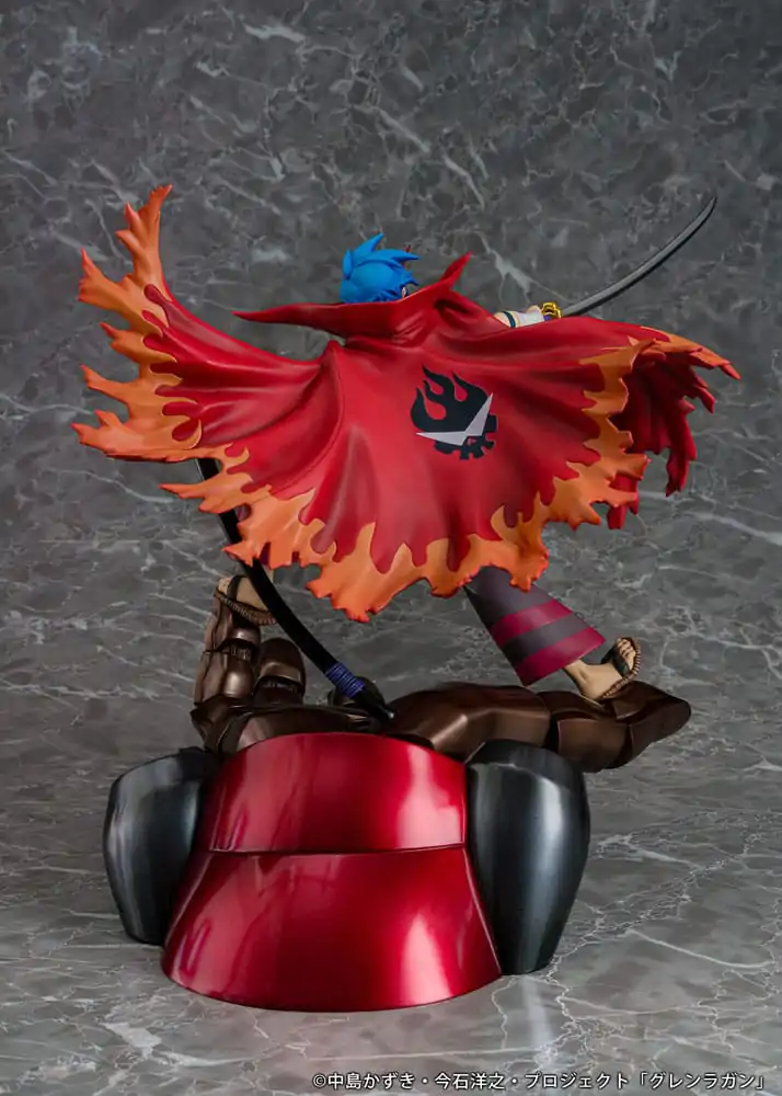 Tengen Toppa Gurren Lagann PVC Statue Kamina &amp; Gurren 27 cm product photo