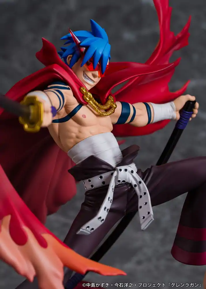Tengen Toppa Gurren Lagann PVC Statue Kamina &amp; Gurren 27 cm product photo