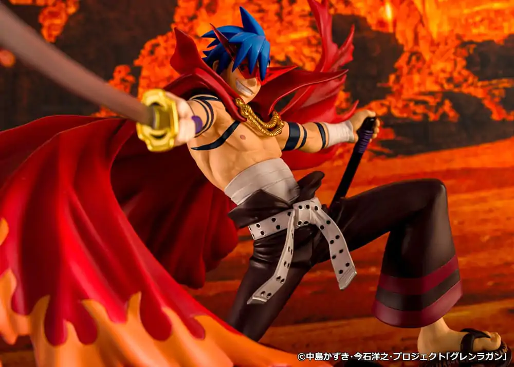 Tengen Toppa Gurren Lagann PVC Statue Kamina &amp; Gurren 27 cm product photo