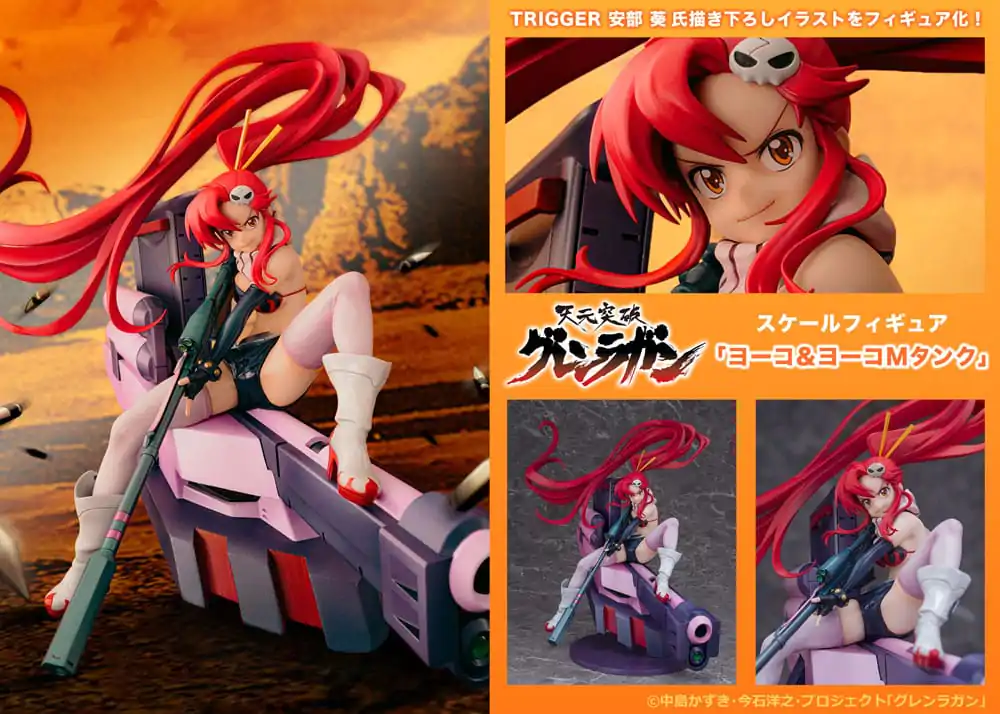 Tengen Toppa Gurren Lagann PVC Statue Yoko & Yoko M Ttank 25 cm          product photo