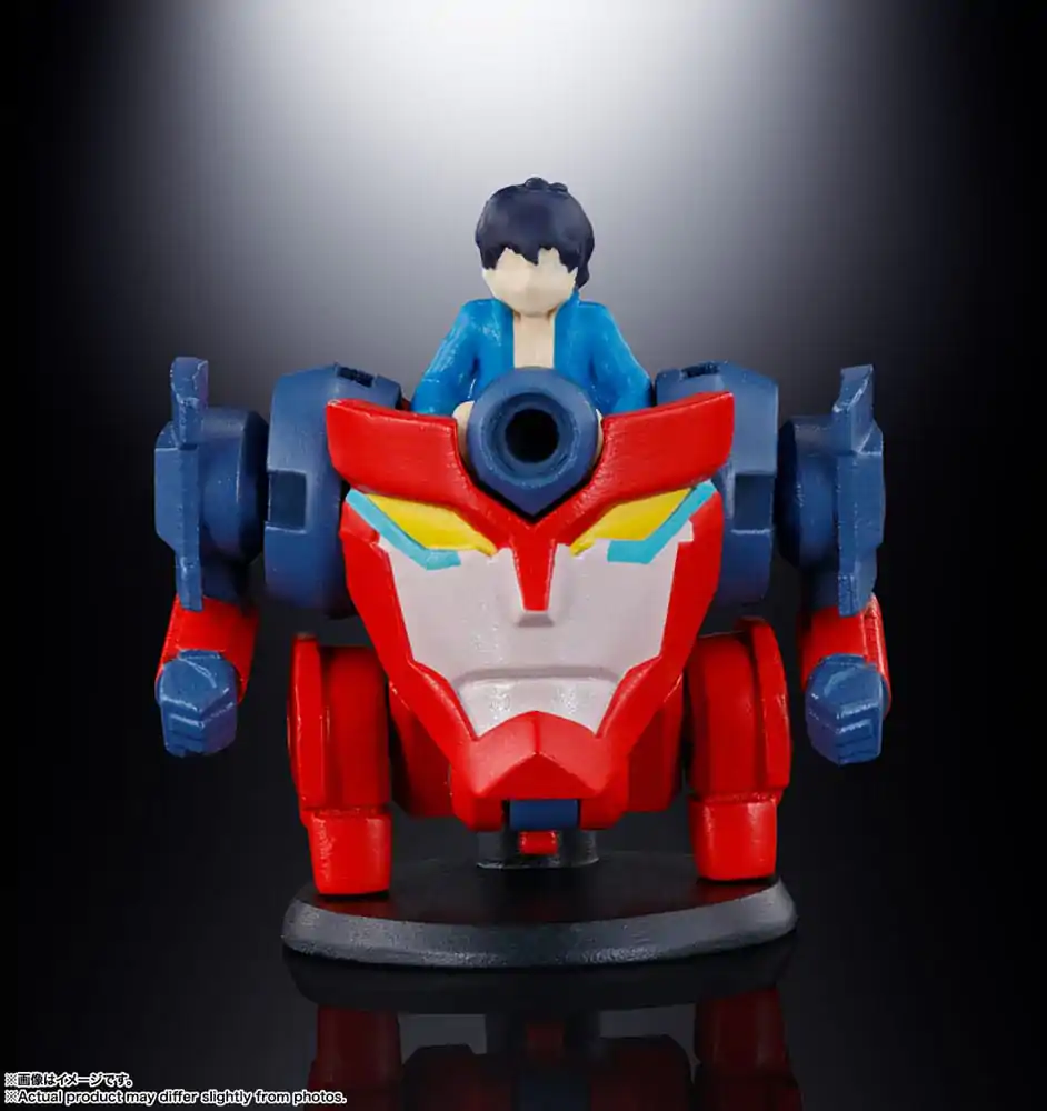 Tengen Toppa Gurren Lagann Soul of Chogokin Diecast Action Figure GX-107 Gurren Lagann &amp; Giga Drill Set 18 cm product photo