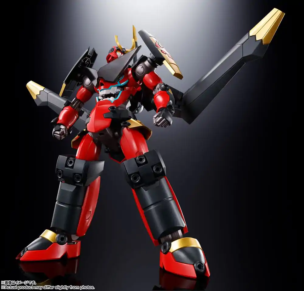 Tengen Toppa Gurren Lagann Soul of Chogokin Diecast Action Figure GX-107 Gurren Lagann &amp; Giga Drill Set 18 cm product photo