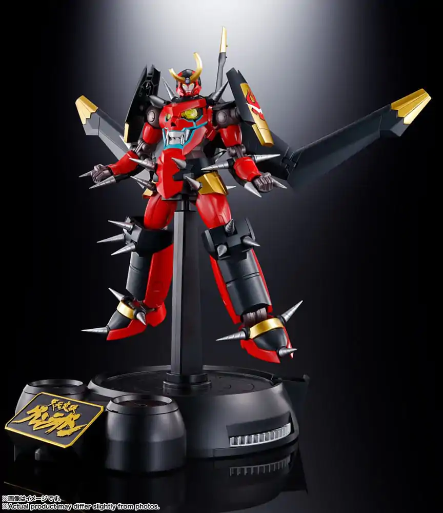 Tengen Toppa Gurren Lagann Soul of Chogokin Diecast Action Figure GX-107 Gurren Lagann &amp; Giga Drill Set 18 cm product photo
