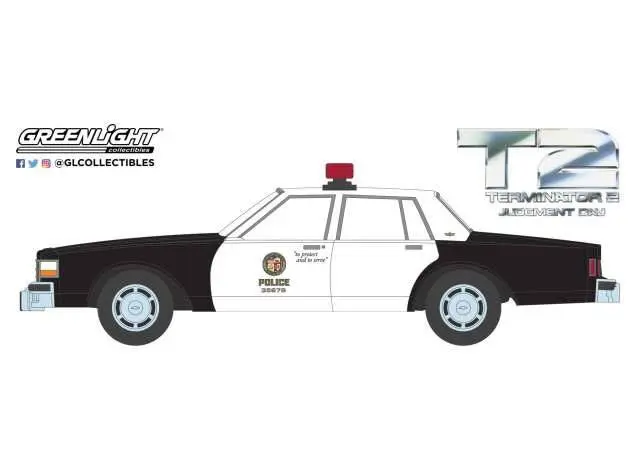 Terminator 2 Diecast Model 1/64 1987 Chevrolet Caprice Metropolitan Police product photo