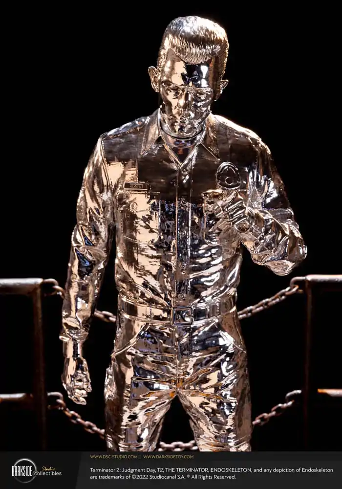 Terminator 2 Judgement Day Premium Statue 1/3 T-1000 Liquid Metal 30th Anniversary Edition 70 cm product photo