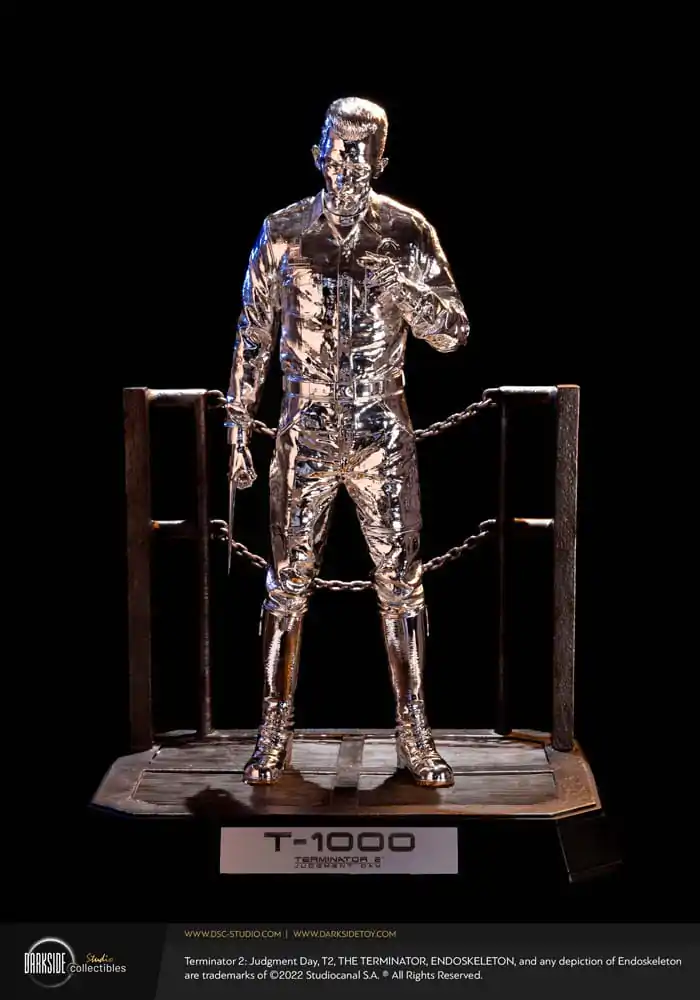 Terminator 2 Judgement Day Premium Statue 1/3 T-1000 Liquid Metal 30th Anniversary Edition 70 cm product photo