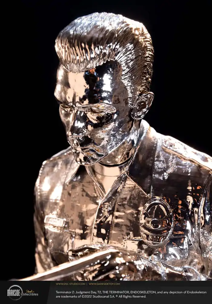 Terminator 2 Judgement Day Premium Statue 1/3 T-1000 Liquid Metal 30th Anniversary Edition 70 cm product photo