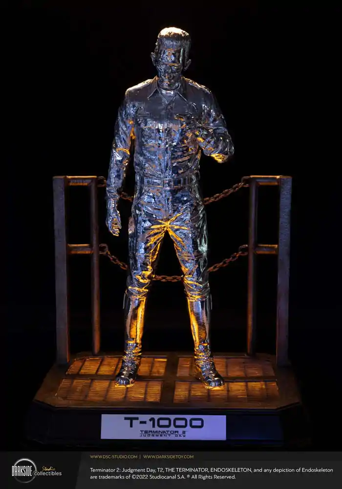 Terminator 2 Judgement Day Premium Statue 1/3 T-1000 Liquid Metal 30th Anniversary Edition 70 cm product photo