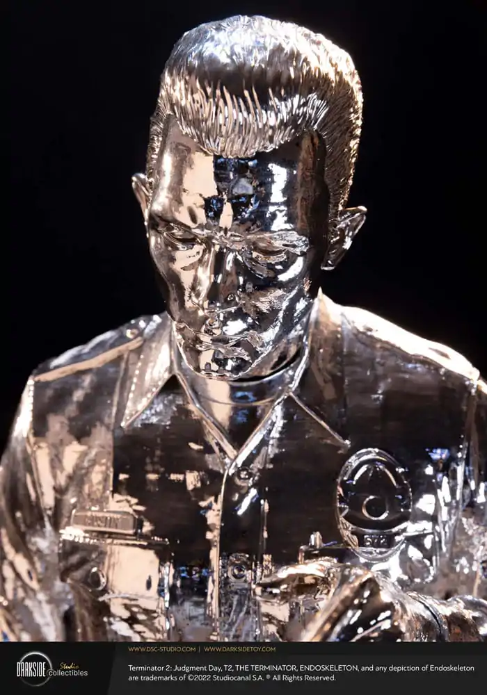 Terminator 2 Judgement Day Premium Statue 1/3 T-1000 Liquid Metal 30th Anniversary Edition 70 cm product photo
