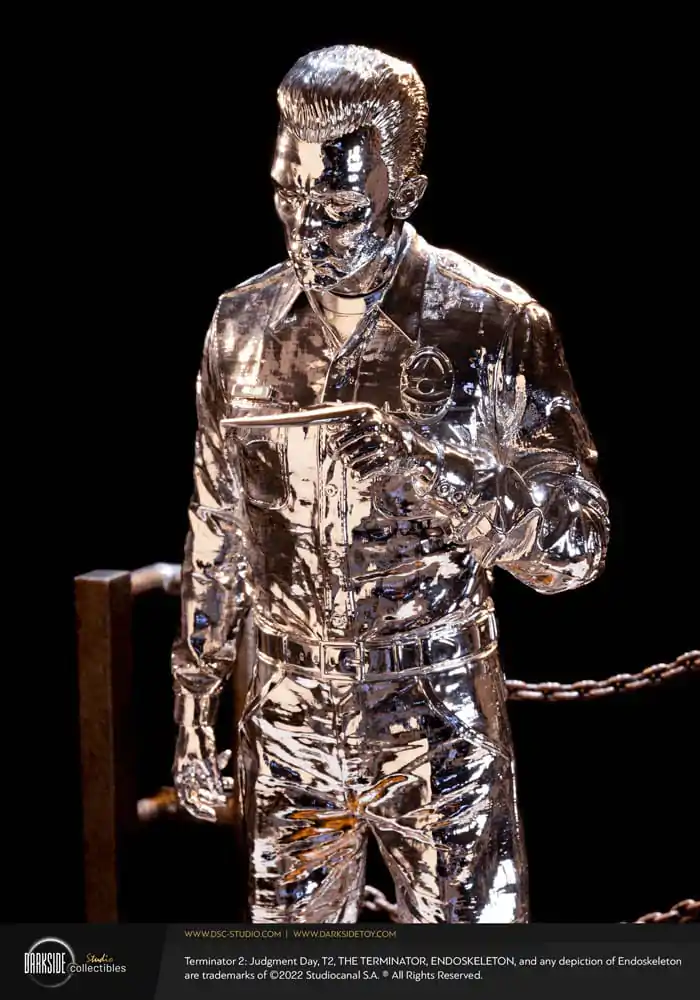 Terminator 2 Judgement Day Premium Statue 1/3 T-1000 Liquid Metal 30th Anniversary Edition 70 cm product photo