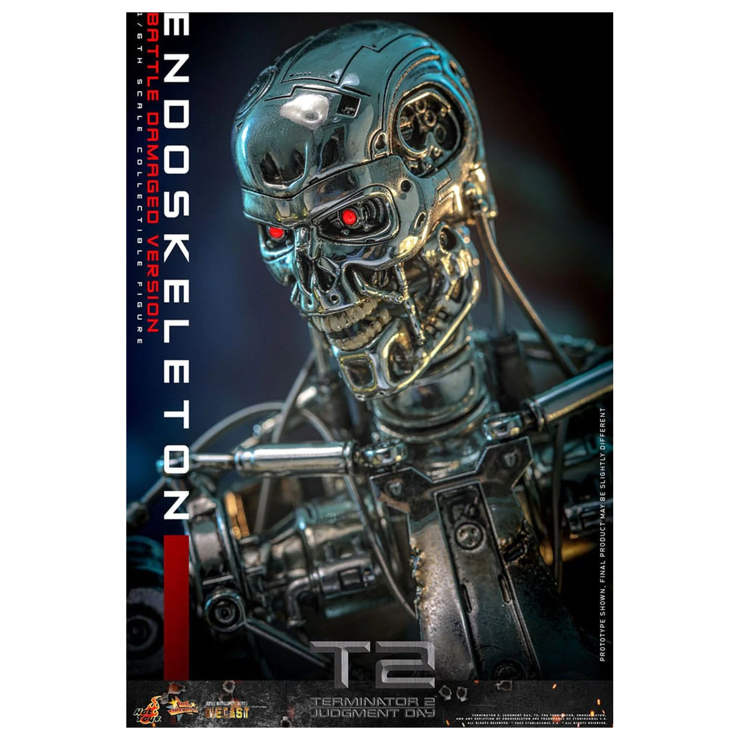 Terminator 2: Judgment Day Movie Masterpiece Action Figure 1/6 Endoskeleton (Battle Damaged Version) 31 cm product photo