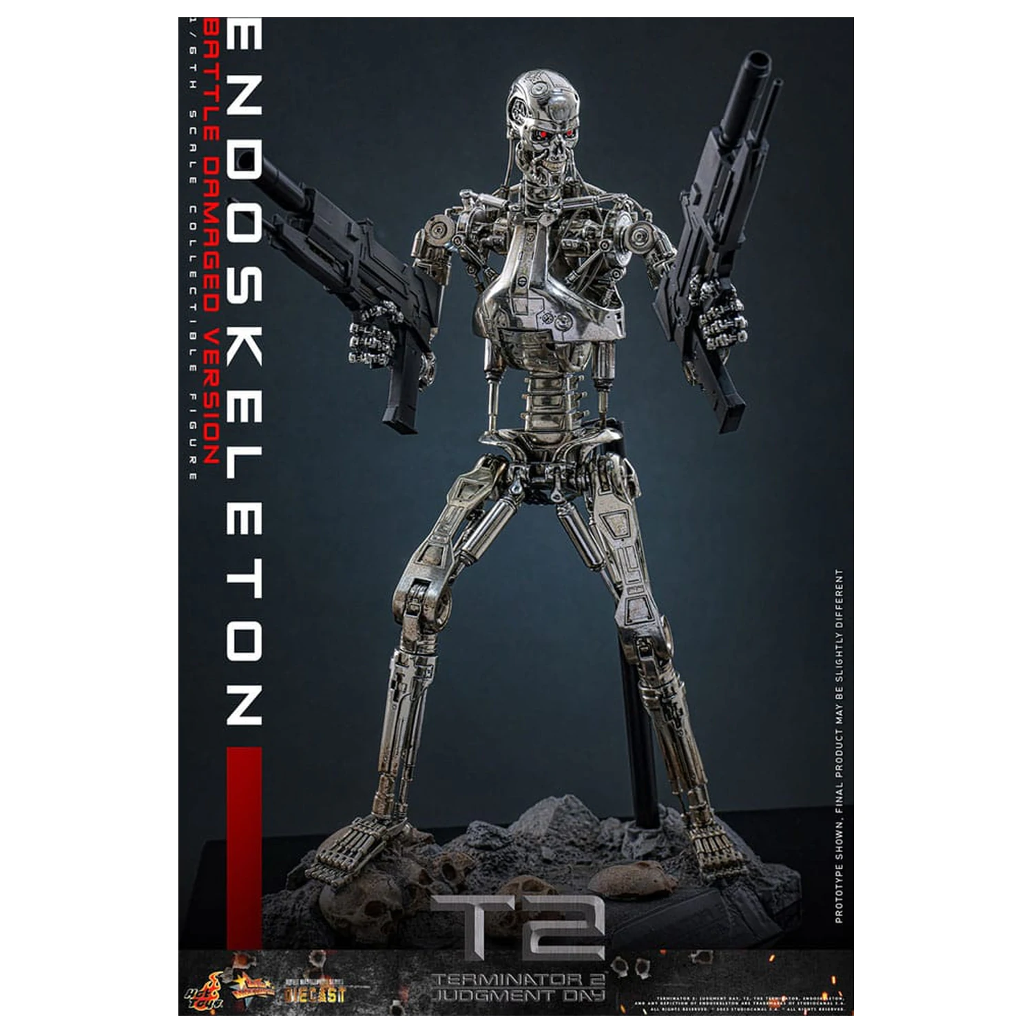 Terminator 2: Judgment Day Movie Masterpiece Action Figure 1/6 Endoskeleton (Battle Damaged Version) 31 cm product photo