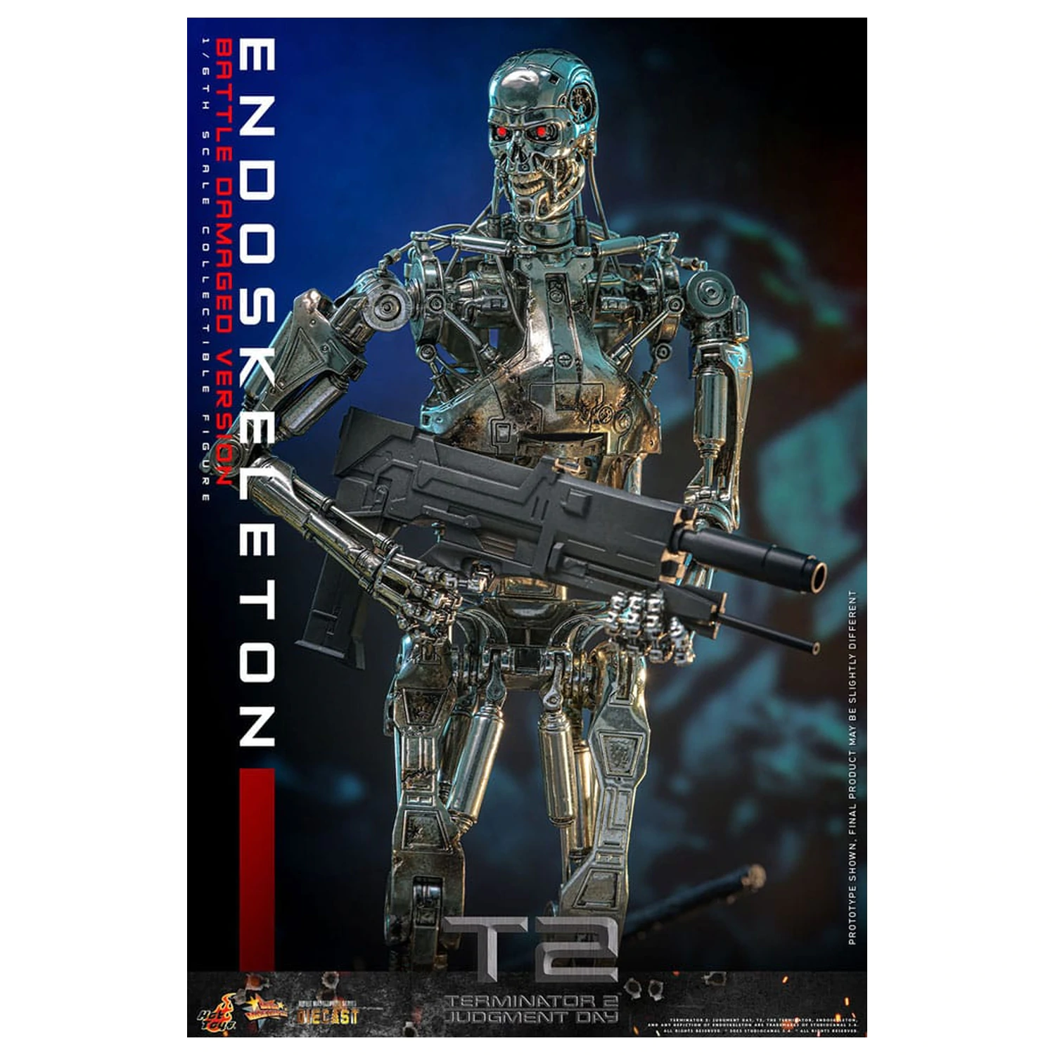 Terminator 2: Judgment Day Movie Masterpiece Action Figure 1/6 Endoskeleton (Battle Damaged Version) 31 cm product photo