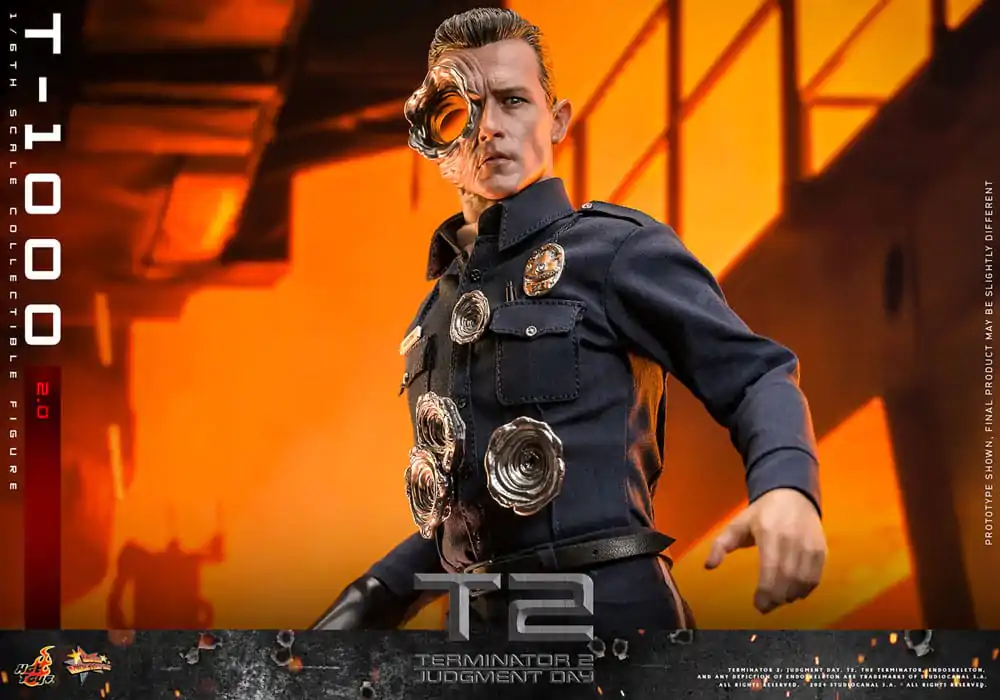 Terminator 2 Movie Masterpiece Action Figure 1/6 T-1000 (2.0) 31 cm termékfotó