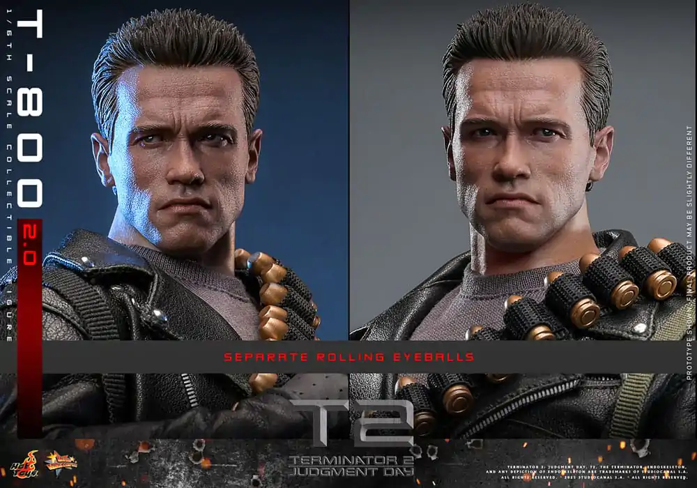 Terminator 2 Movie Masterpiece Action Figure 1/6 T-800 2.0 32 cm product photo