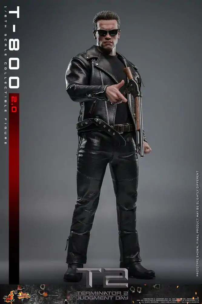 Terminator 2 Movie Masterpiece Action Figure 1/6 T-800 2.0 32 cm product photo