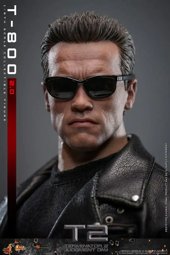 Terminator 2 Movie Masterpiece Action Figure 1/6 T-800 2.0 32 cm product photo