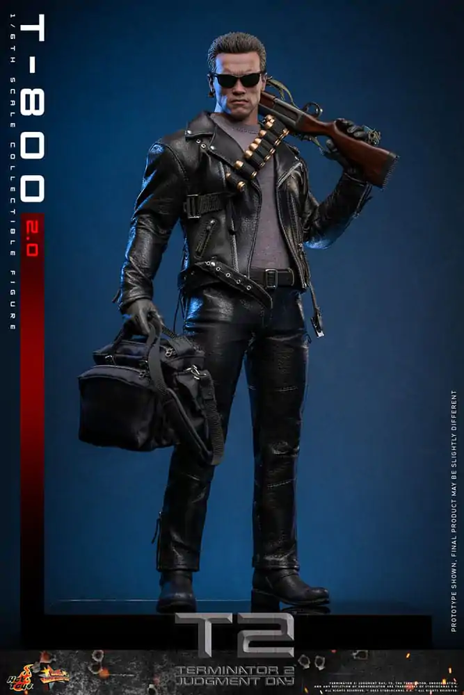 Terminator 2 Movie Masterpiece Action Figure 1/6 T-800 2.0 32 cm product photo