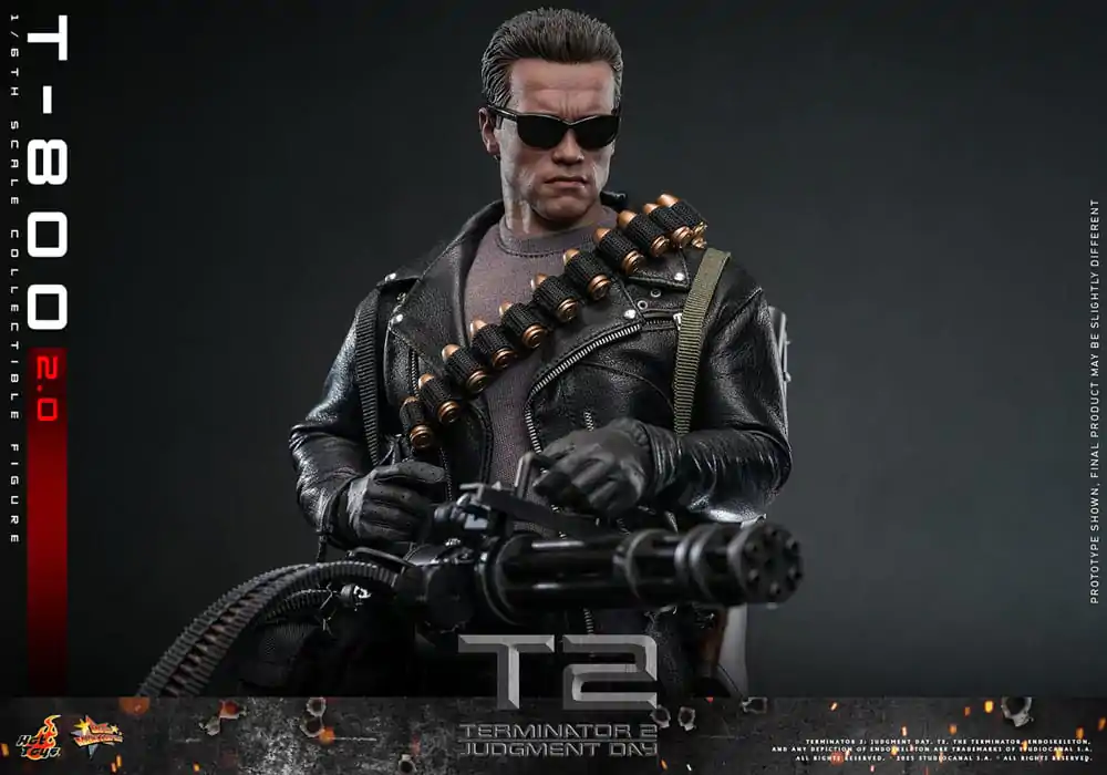 Terminator 2 Movie Masterpiece Action Figure 1/6 T-800 2.0 32 cm product photo