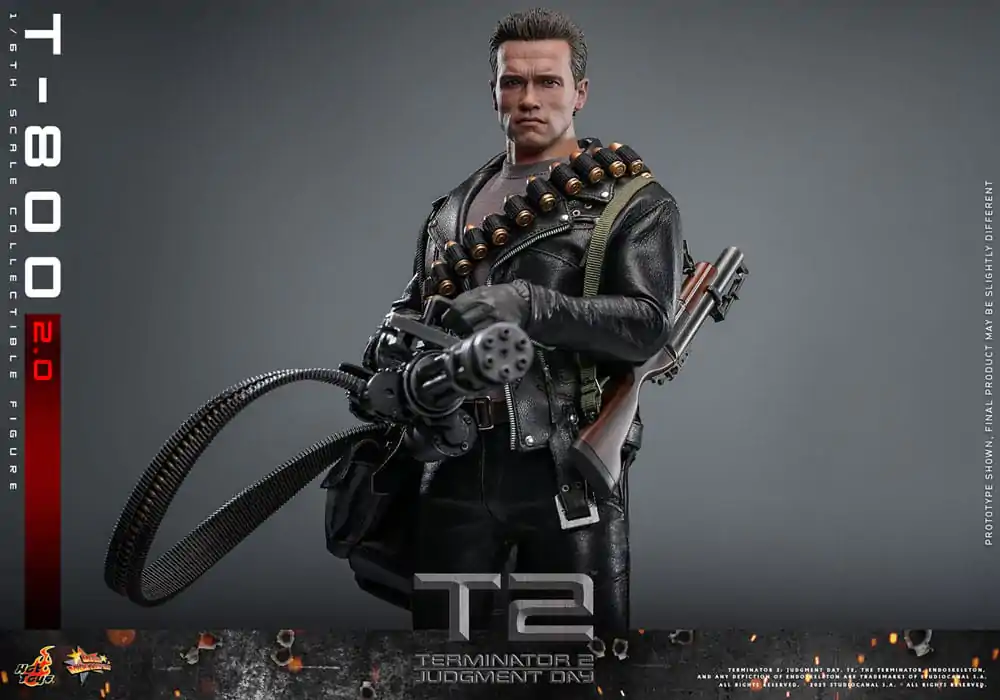 Terminator 2 Movie Masterpiece Action Figure 1/6 T-800 2.0 32 cm product photo