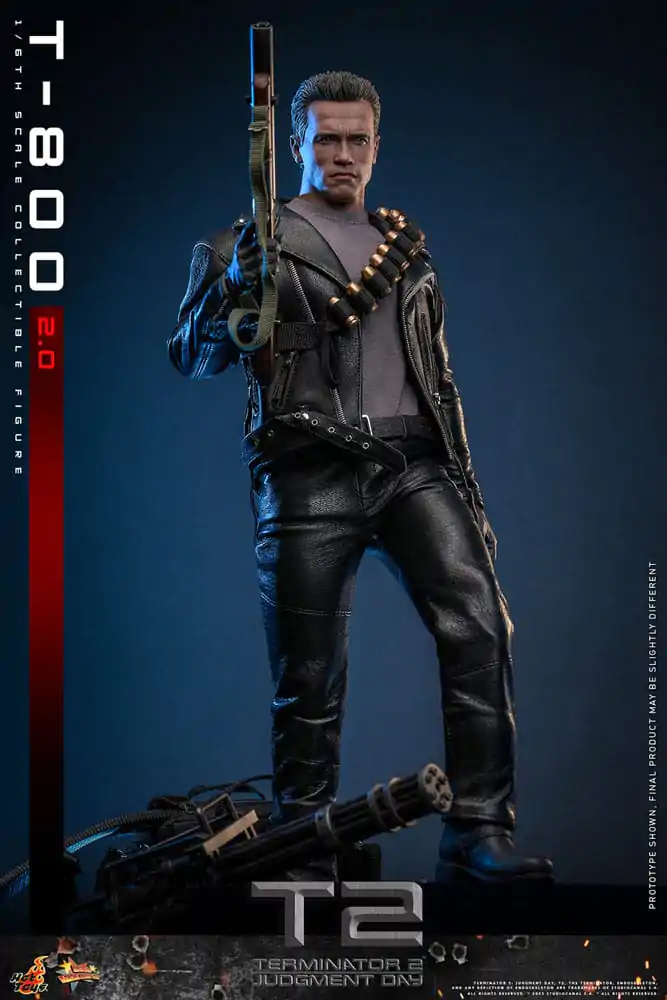 Terminator 2 Movie Masterpiece Action Figure 1/6 T-800 2.0 32 cm product photo