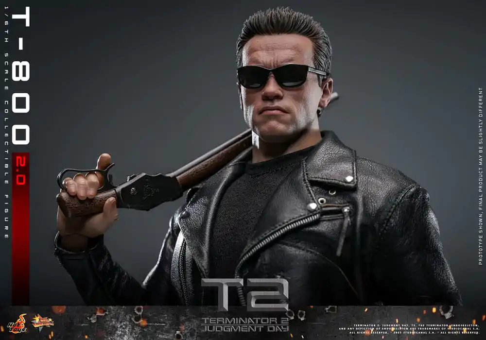 Terminator 2 Movie Masterpiece Action Figure 1/6 T-800 2.0 32 cm product photo