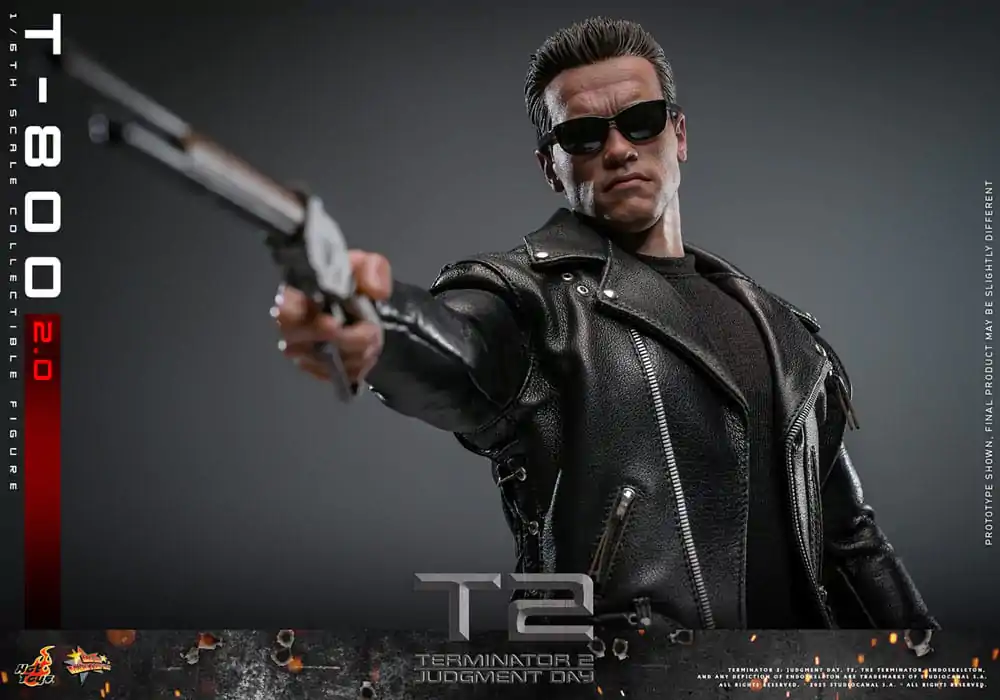 Terminator 2 Movie Masterpiece Action Figure 1/6 T-800 2.0 32 cm product photo