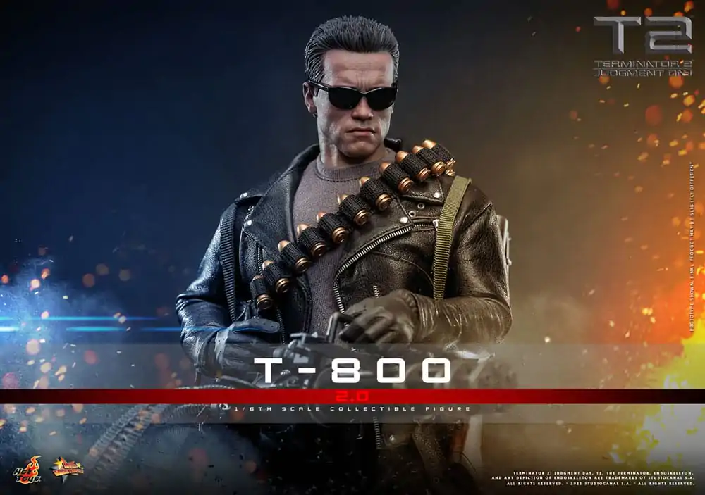 Terminator 2 Movie Masterpiece Action Figure 1/6 T-800 2.0 32 cm product photo