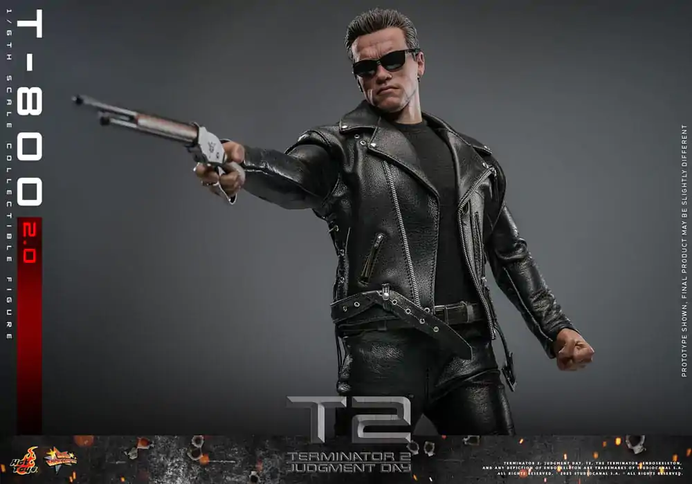 Terminator 2 Movie Masterpiece Action Figure 1/6 T-800 2.0 32 cm product photo